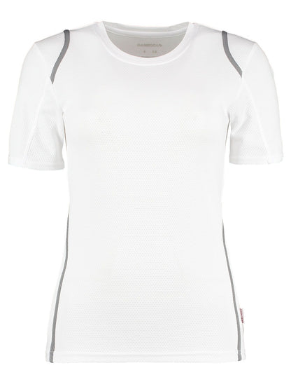T-Shirt Cooltex Women Kustom Kit White/Grey