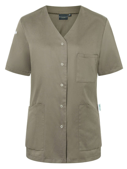 Ladies Work Smock With Press Studs - Essential Karlowsky Sage