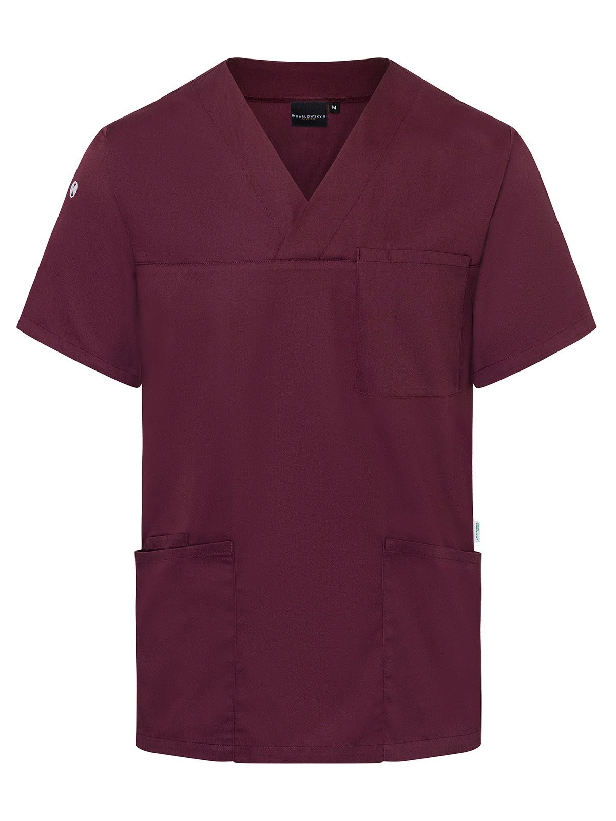 Mens Slip-on Tunic - Essential Karlowsky Aubergine