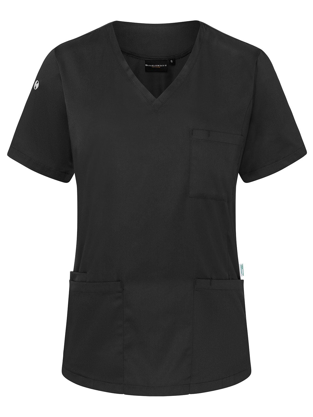 Ladies Slip-On Tunic - Essential Karlowsky Black