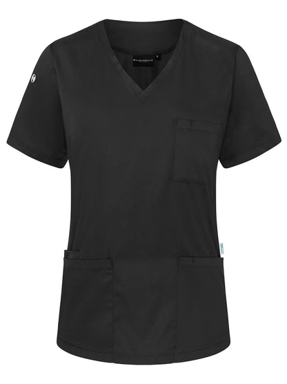 Ladies Slip-On Tunic - Essential Karlowsky Black