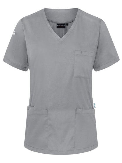 Ladies Slip-On Tunic - Essential Karlowsky Platinum Grey