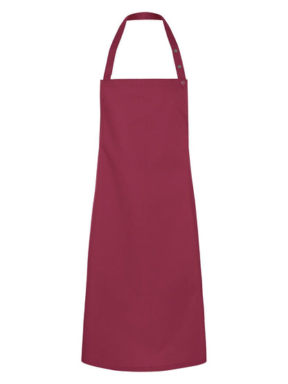 Bib Apron Santorini 75 x 95 cm Karlowsky Bordeaux