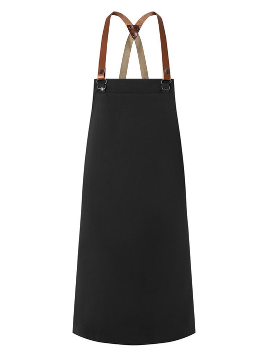 Bib Apron Green Generation Made of Recycled Plastic Karlowsky Black