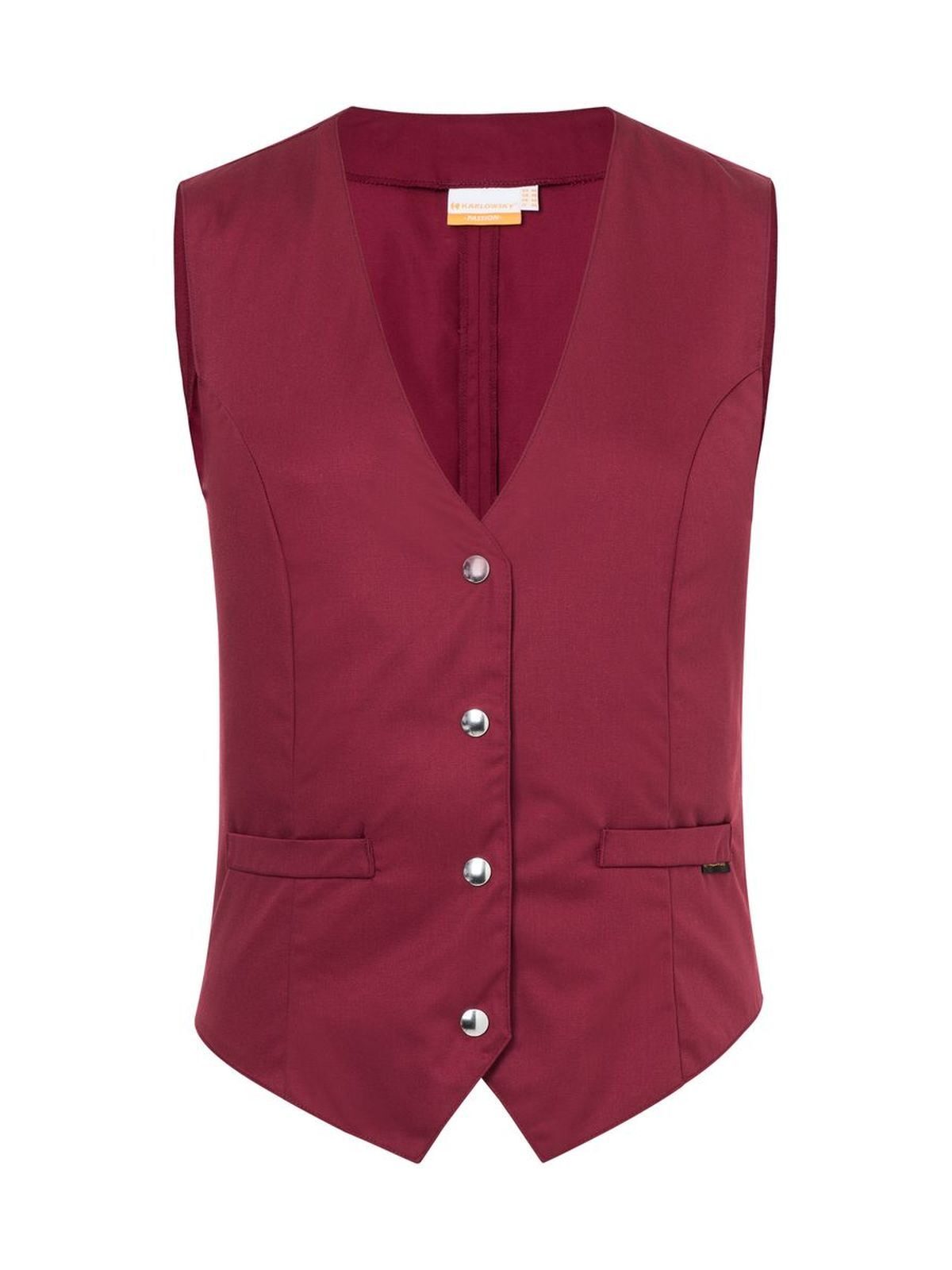 Ladies' Waistcoat Lena Karlowsky Bordeaux