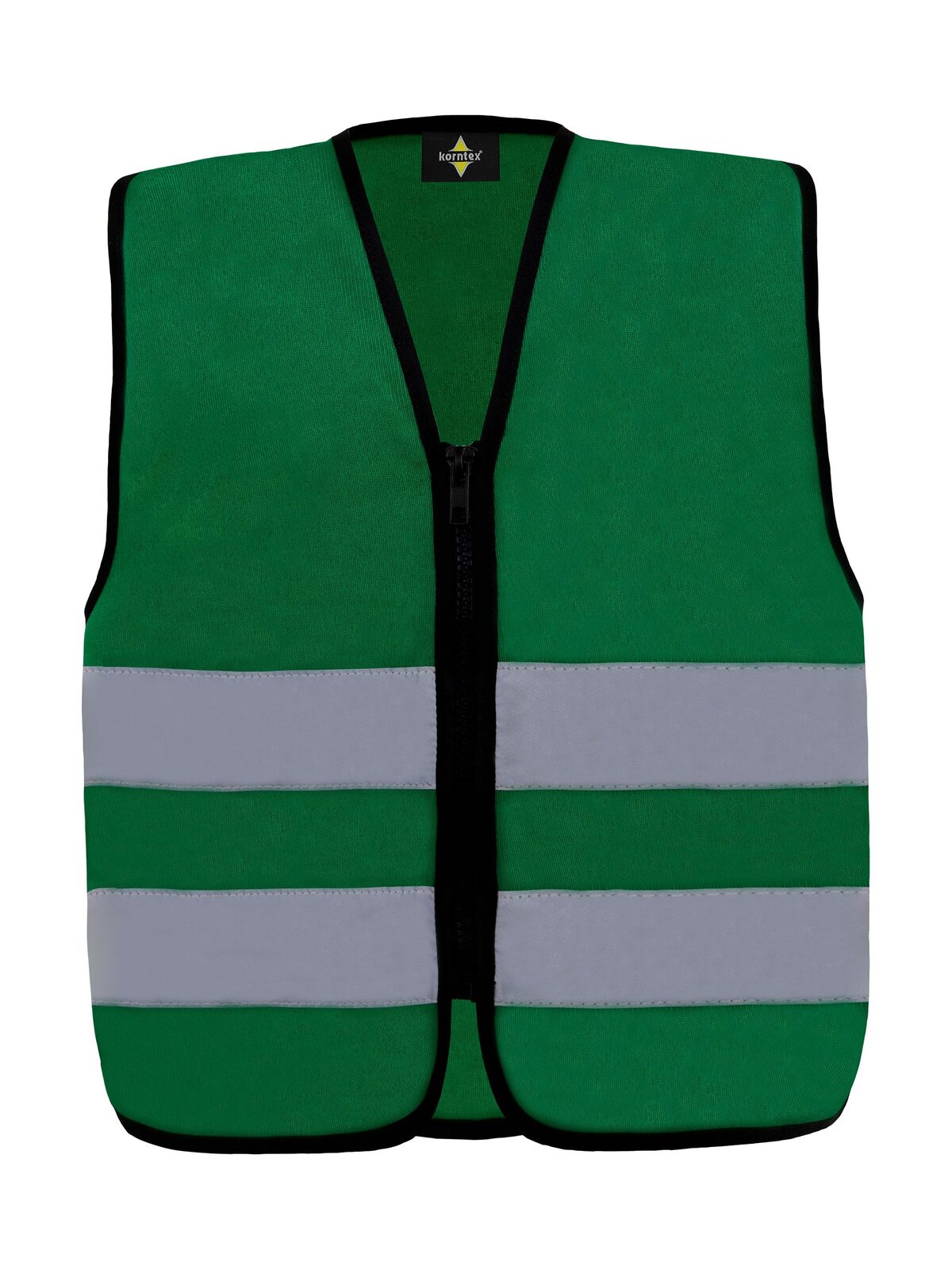 Korntex Safety Vest for Kids with Zipper "Aalborg" Korntex Forest Green