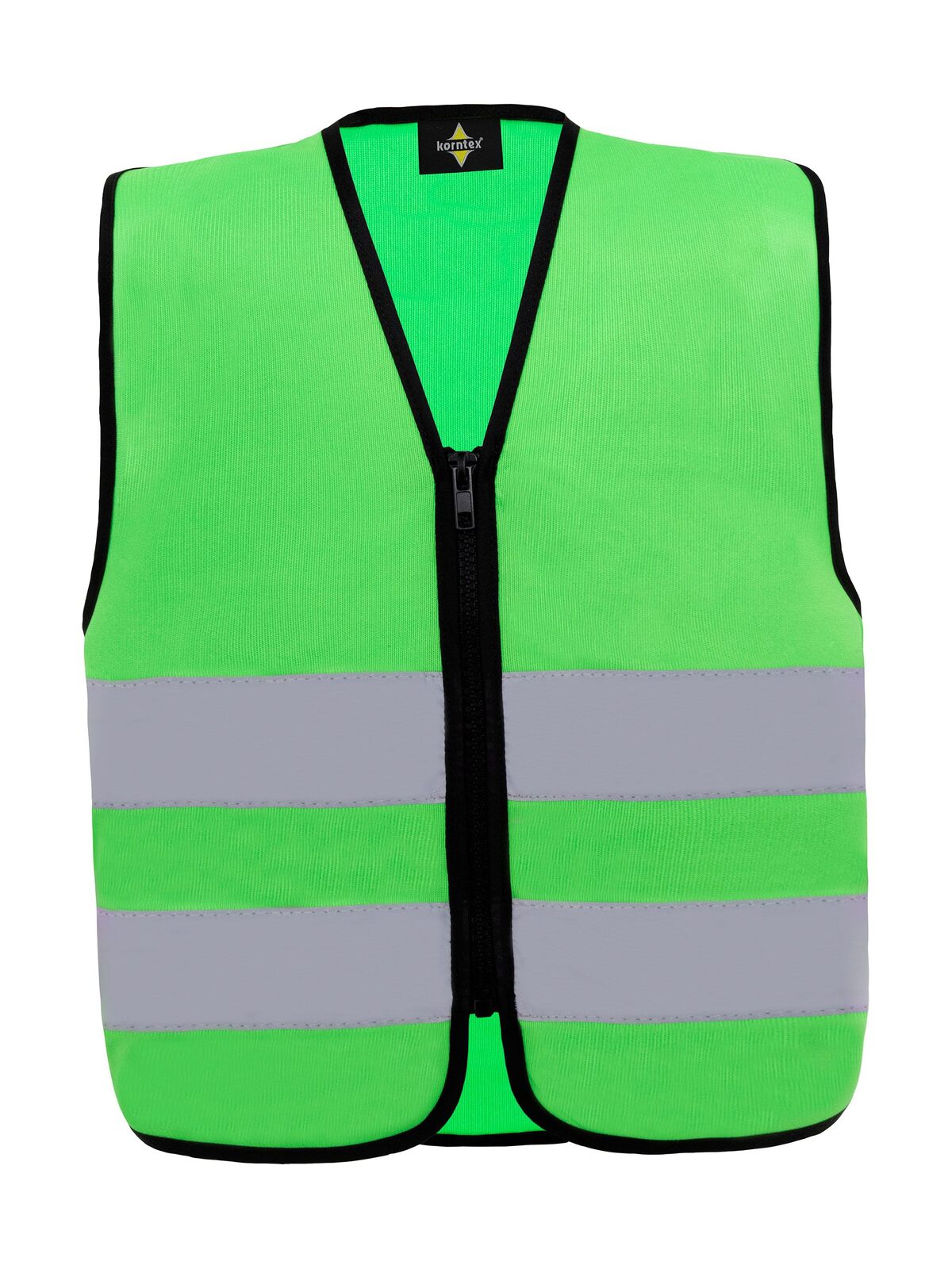 Korntex Safety Vest for Kids with Zipper "Aalborg" Korntex Green