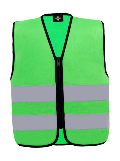 Korntex Safety Vest for Kids with Zipper "Aalborg" Korntex Green