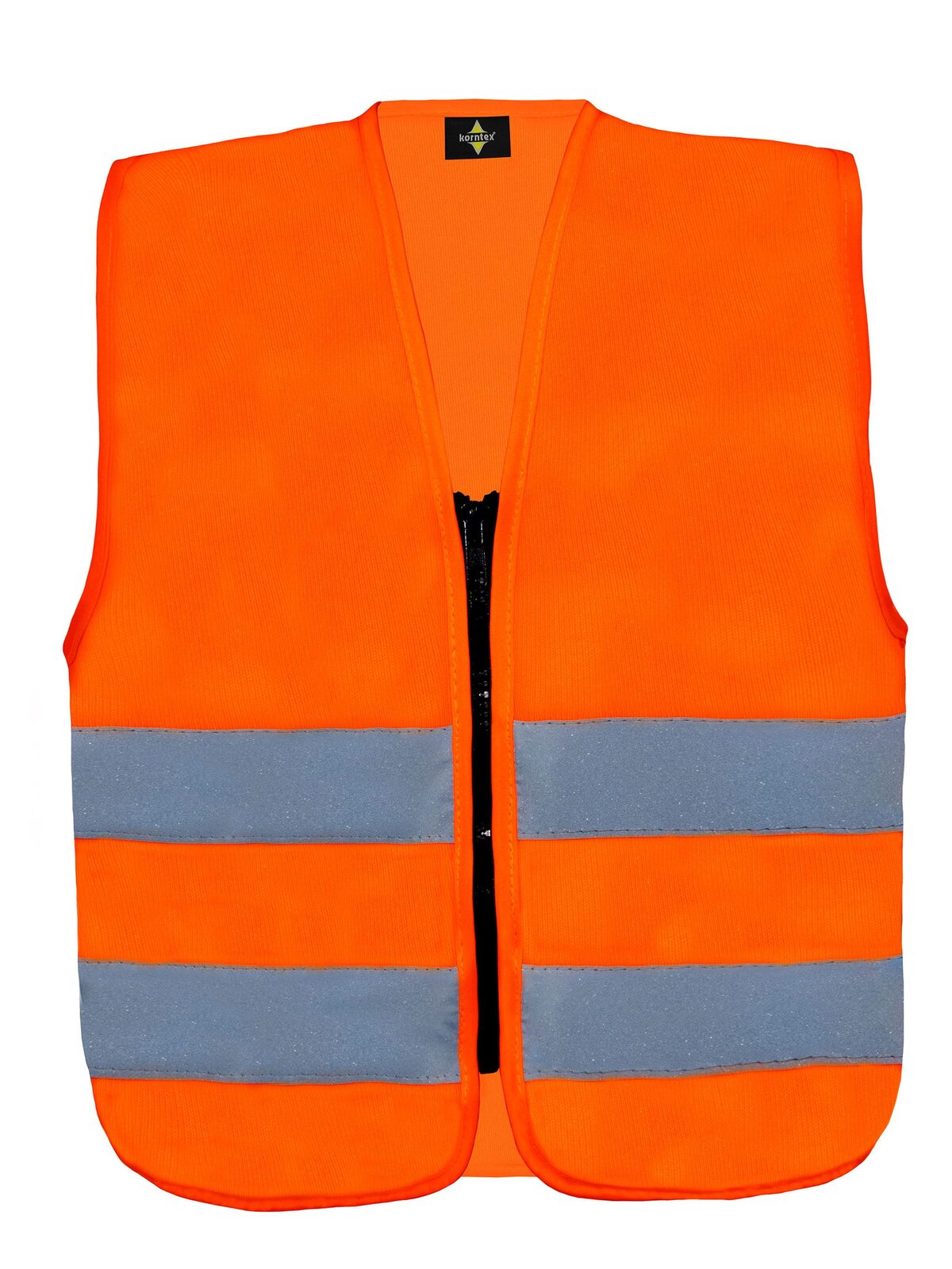 Korntex Safety Vest for Kids with Zipper "Aalborg" Korntex Orange