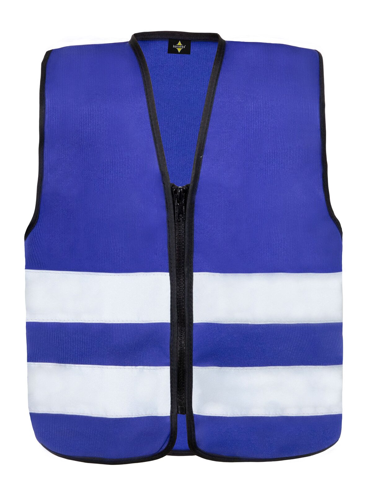 Korntex Safety Vest for Kids with Zipper "Aalborg" Korntex Royal Blue