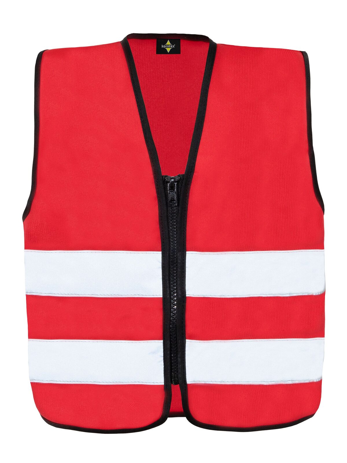 Korntex Safety Vest for Kids with Zipper "Aalborg" Korntex Red
