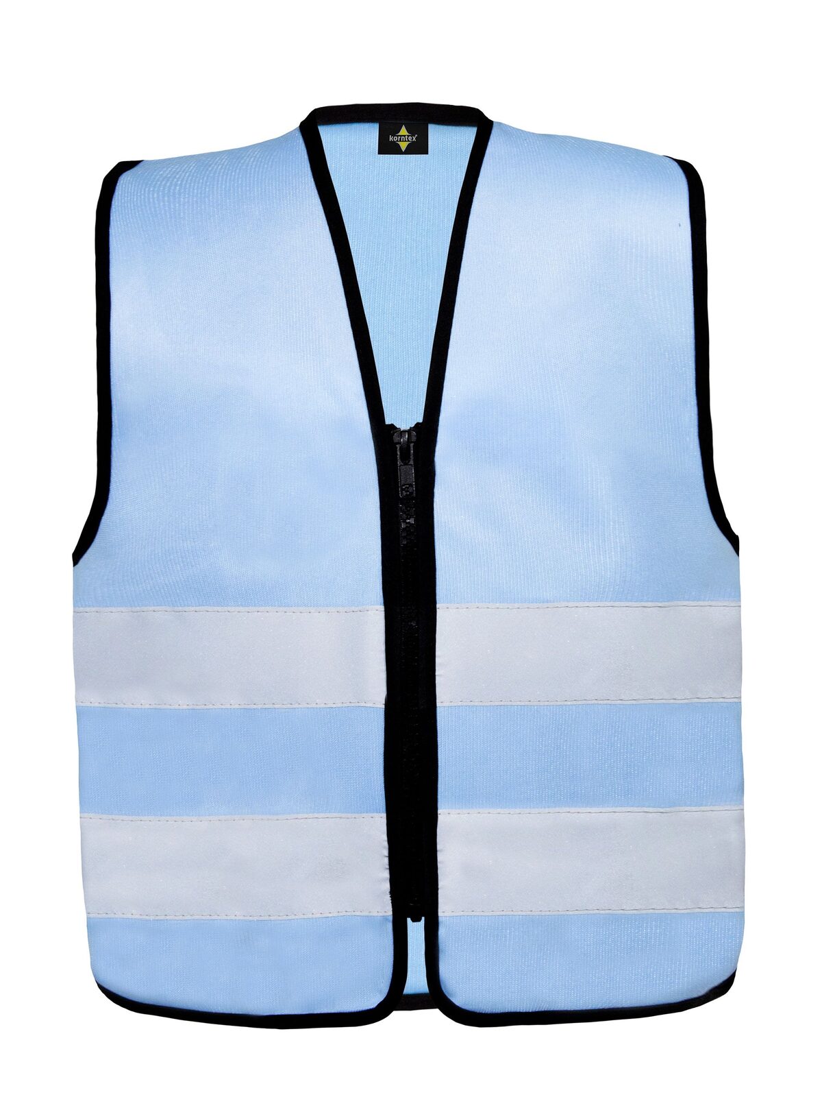 Korntex Safety Vest for Kids with Zipper "Aalborg" Korntex Sky Blue