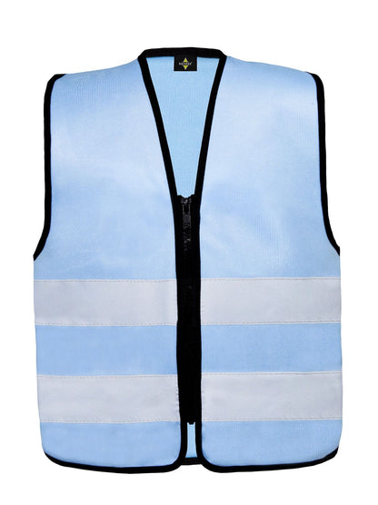 Korntex Safety Vest for Kids with Zipper "Aalborg" Korntex Sky Blue