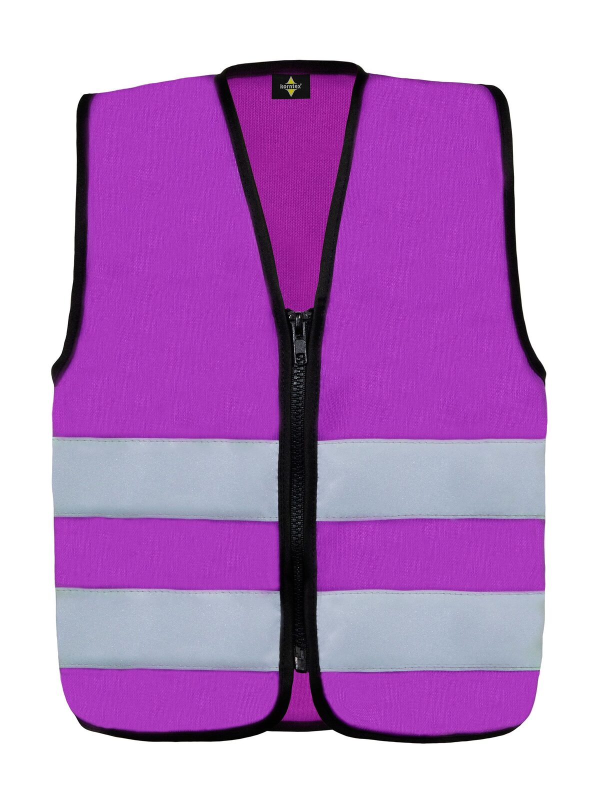 Korntex Safety Vest for Kids with Zipper "Aalborg" Korntex Purple