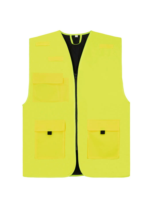 Padded Multifunctional Work Vest "Kiel" Korntex Yellow