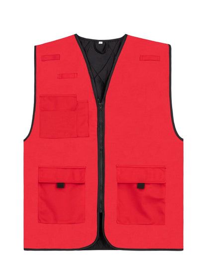 Padded Multifunctional Work Vest "Kiel" Korntex Red