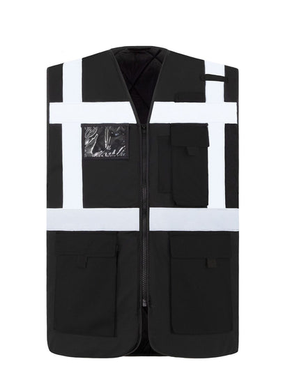 Padded Comf . Exec. Safety Vest "Wismar" Korntex Black
