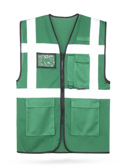 Mesh Multifunctional Safety Vest „Larisa“ Korntex Forest Green