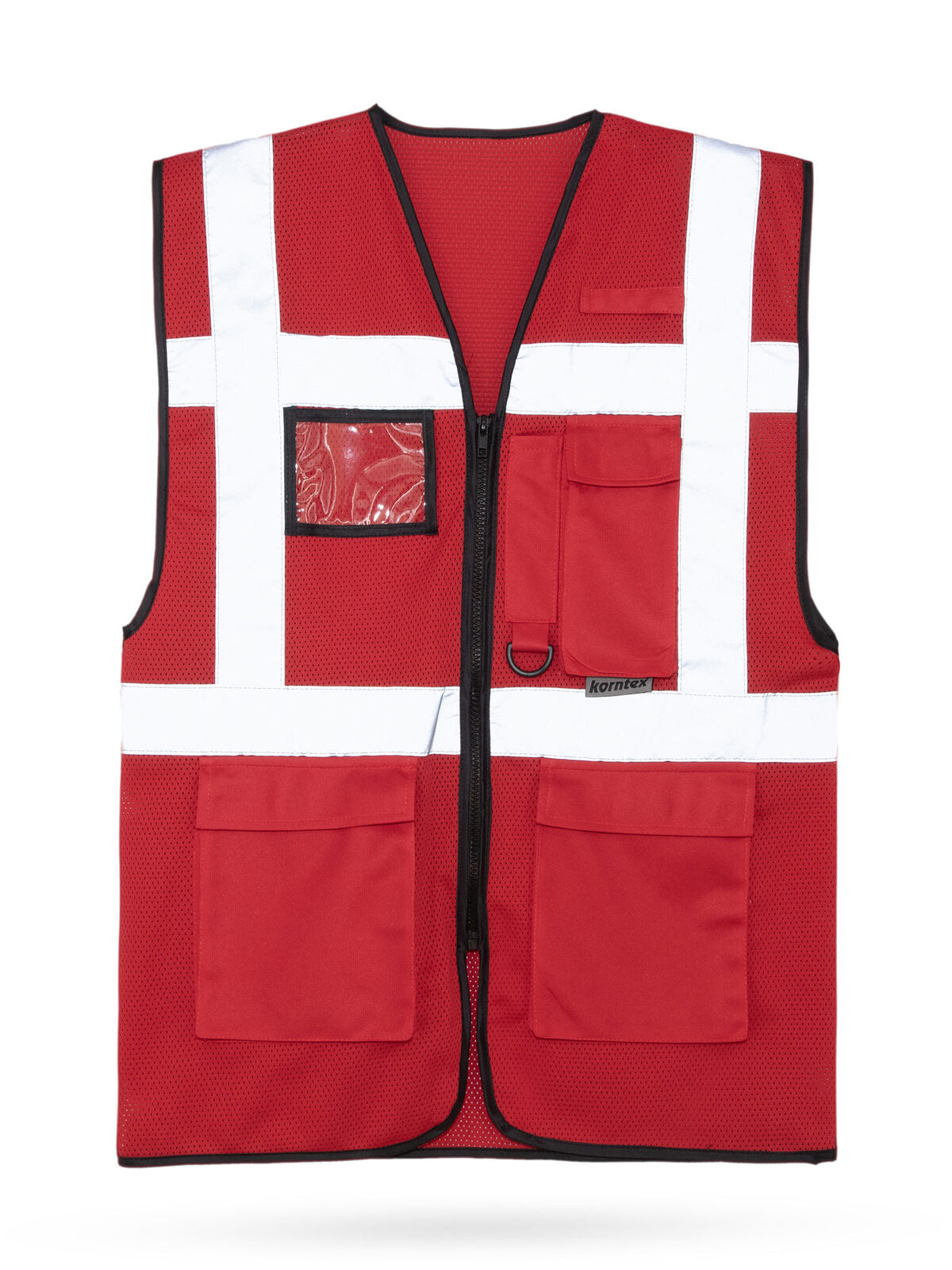 Mesh Multifunctional Safety Vest „Larisa“ Korntex Red