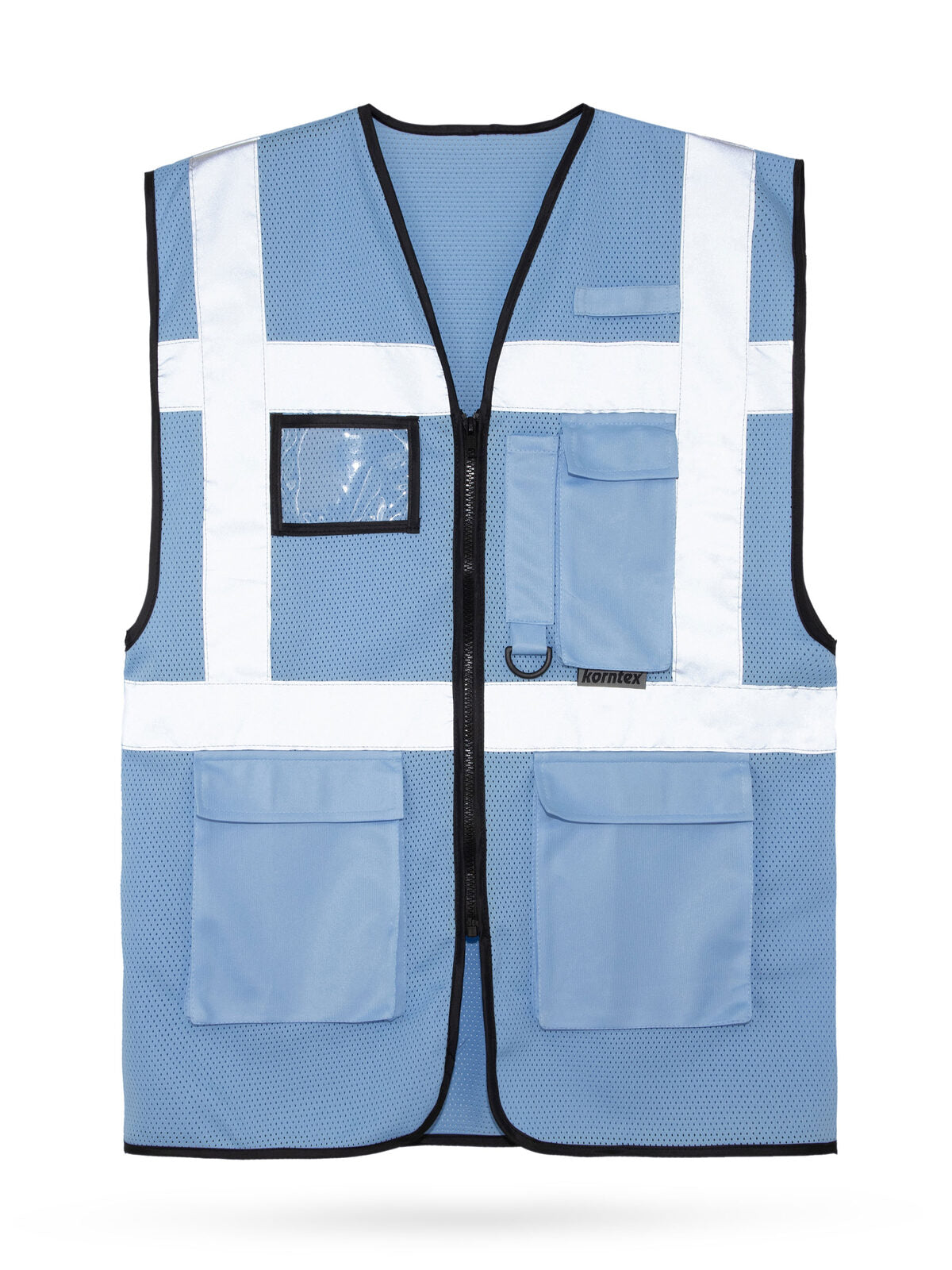 Mesh Multifunctional Safety Vest „Larisa“ Korntex Sky Blue