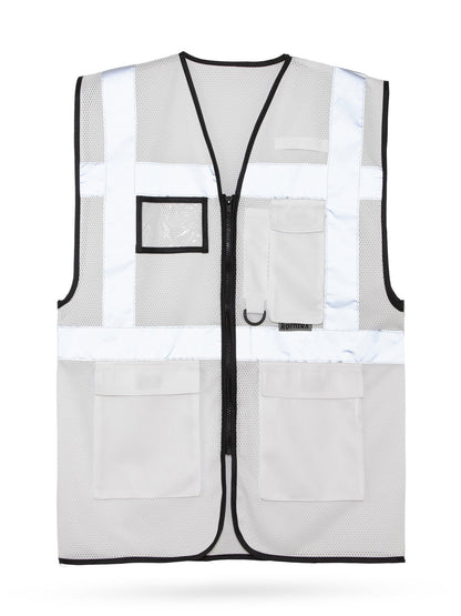 Mesh Multifunctional Safety Vest „Larisa“ Korntex White