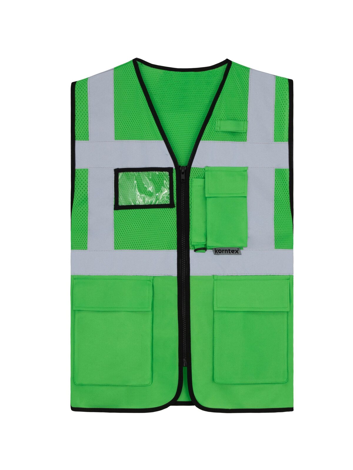 Mesh Multifunctional Safety Vest „Athens“ Korntex Green