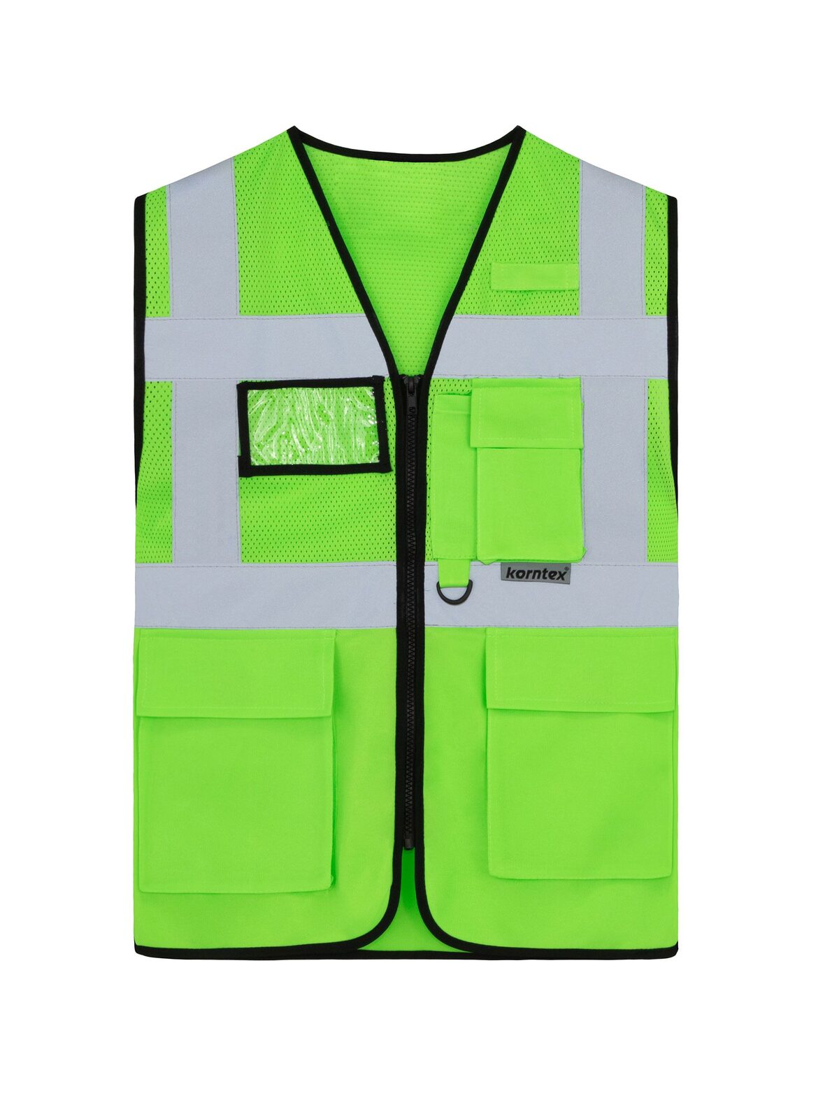 Mesh Multifunctional Safety Vest „Athens“ Korntex Lime Green