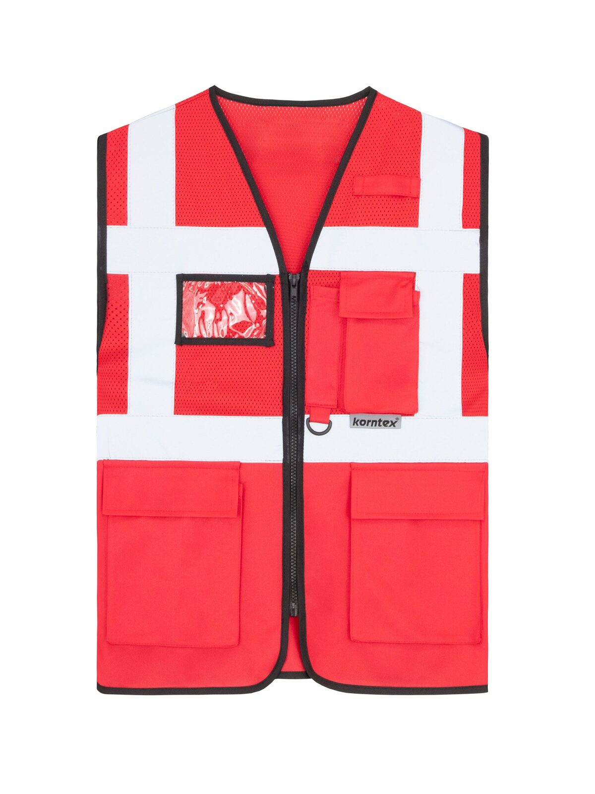 Mesh Multifunctional Safety Vest „Athens“ Korntex Red