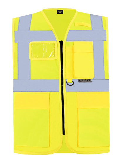 Multi Functional Vest 'Berlin' Korntex Yellow