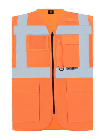 Multi Functional Vest 'Berlin' Korntex Orange