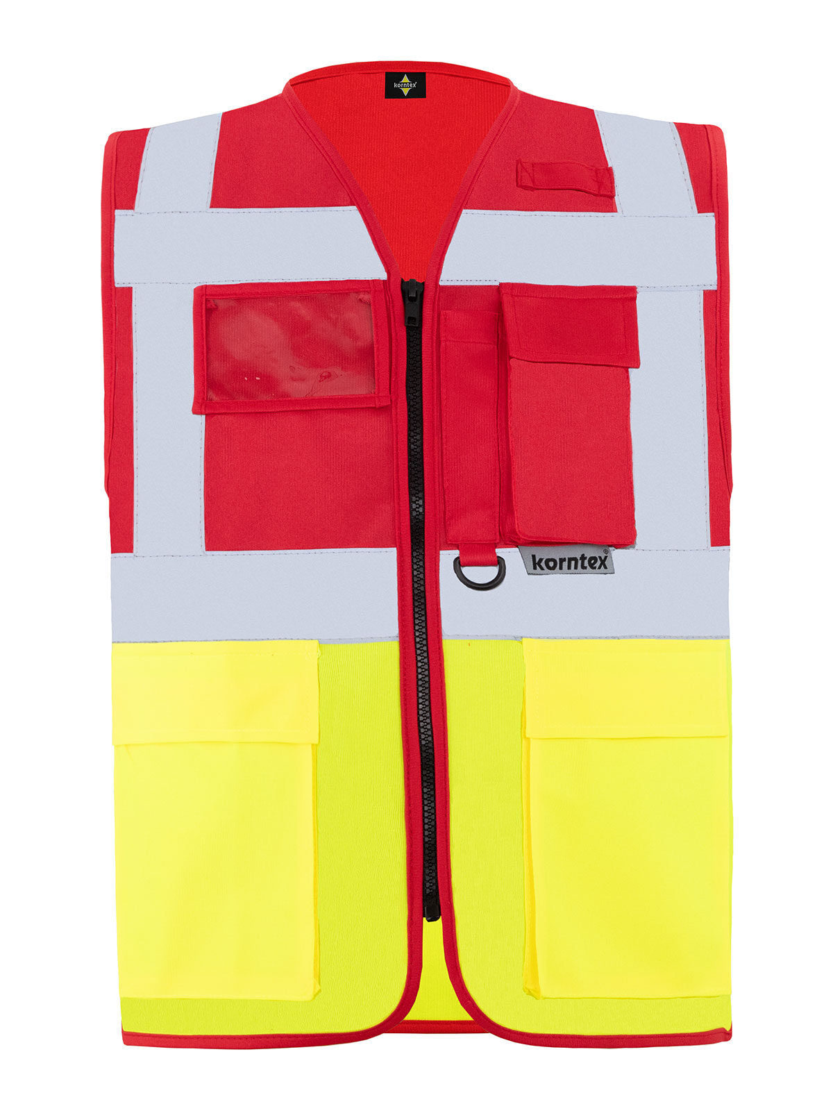 Multi Functional Vest 'Berlin' Korntex Red/Yellow