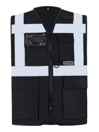 Multi Functional Vest 'Berlin' Korntex Black