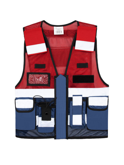 Mesh Tactical Vest 'Sparta' Korntex Navy/Red