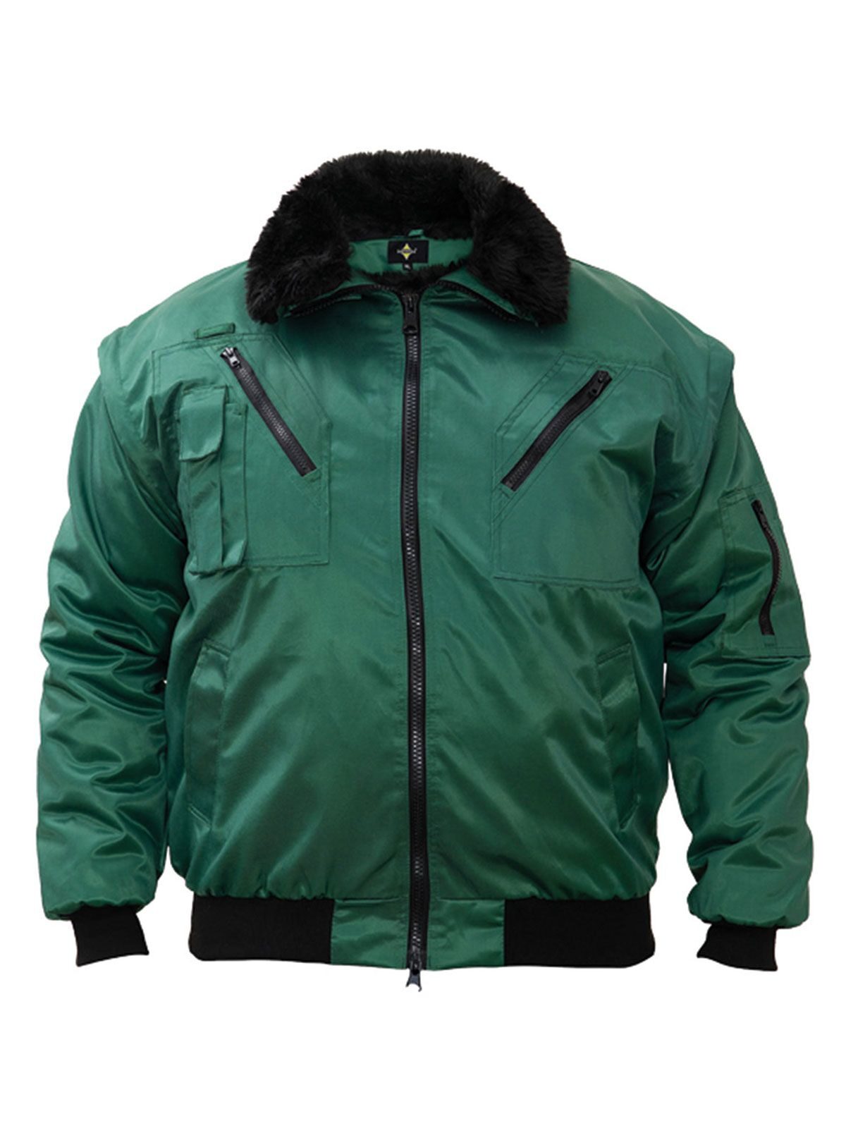 Hi-Vis Pilot Jacket 'Oslo' Korntex Green