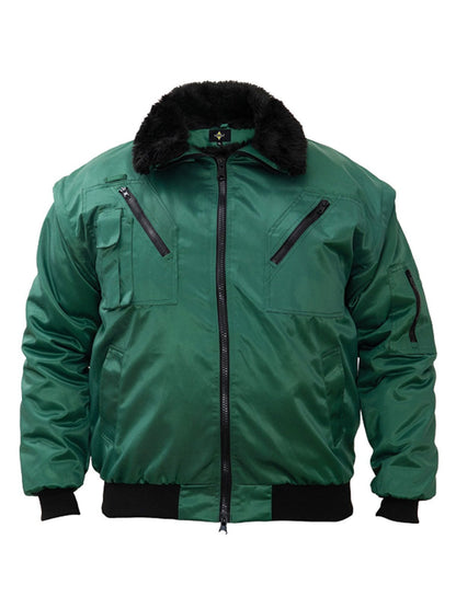 Hi-Vis Pilot Jacket 'Oslo' Korntex Green
