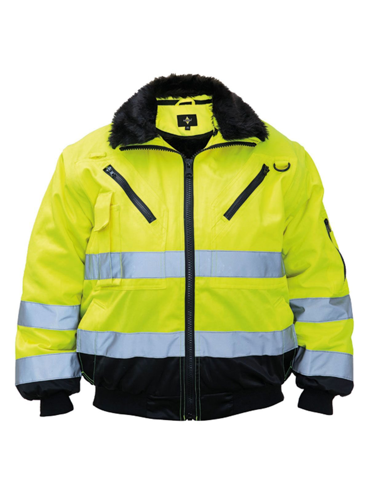 Hi-Vis Pilot Jacket 'Oslo' Korntex Yellow