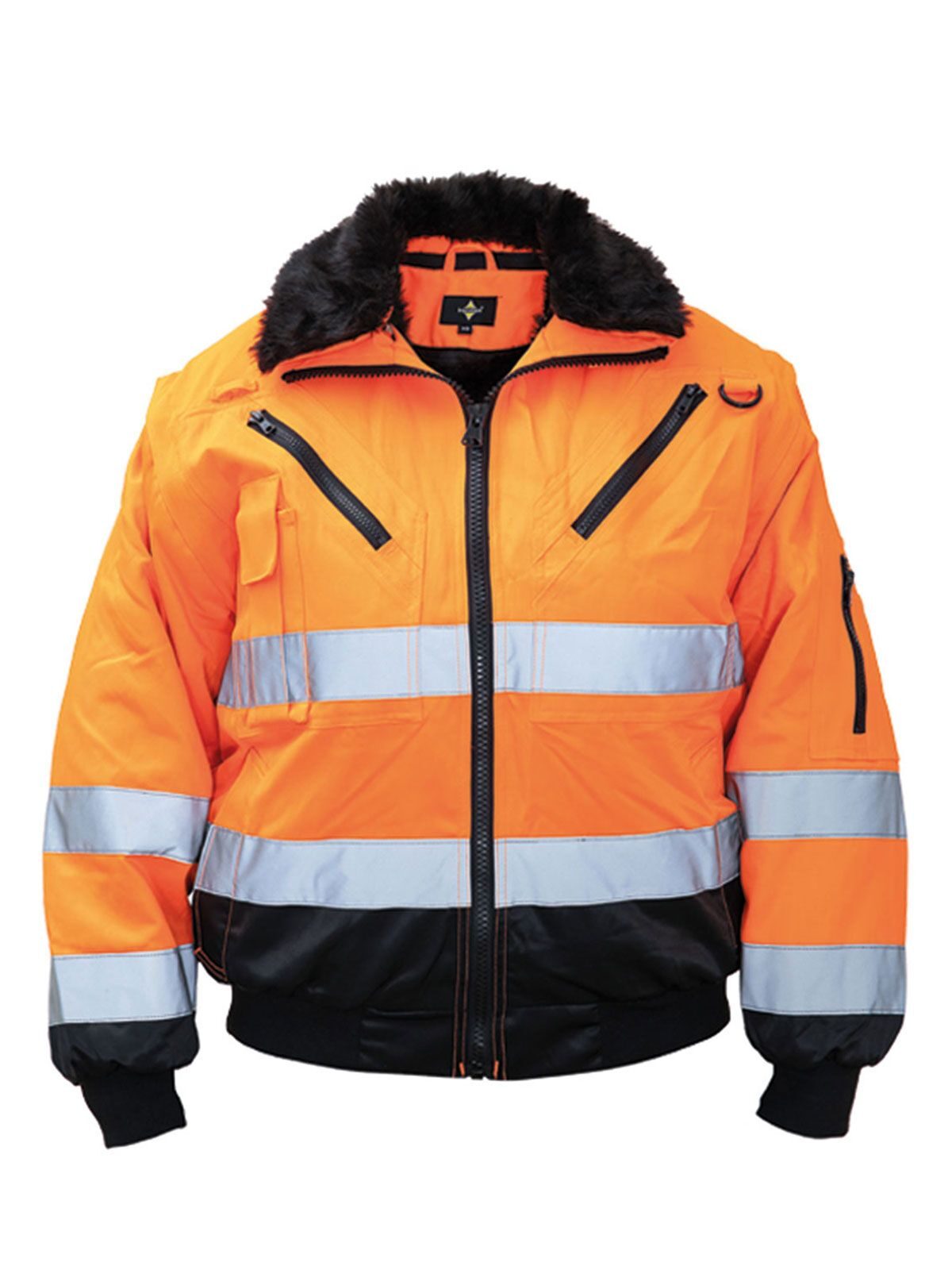 Hi-Vis Pilot Jacket 'Oslo' Korntex Orange