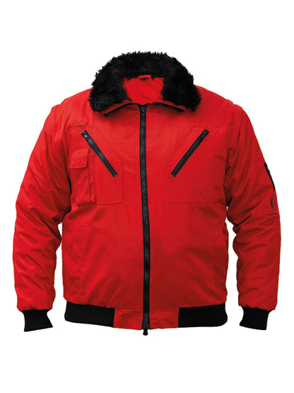 Hi-Vis Pilot Jacket 'Oslo' Korntex Red