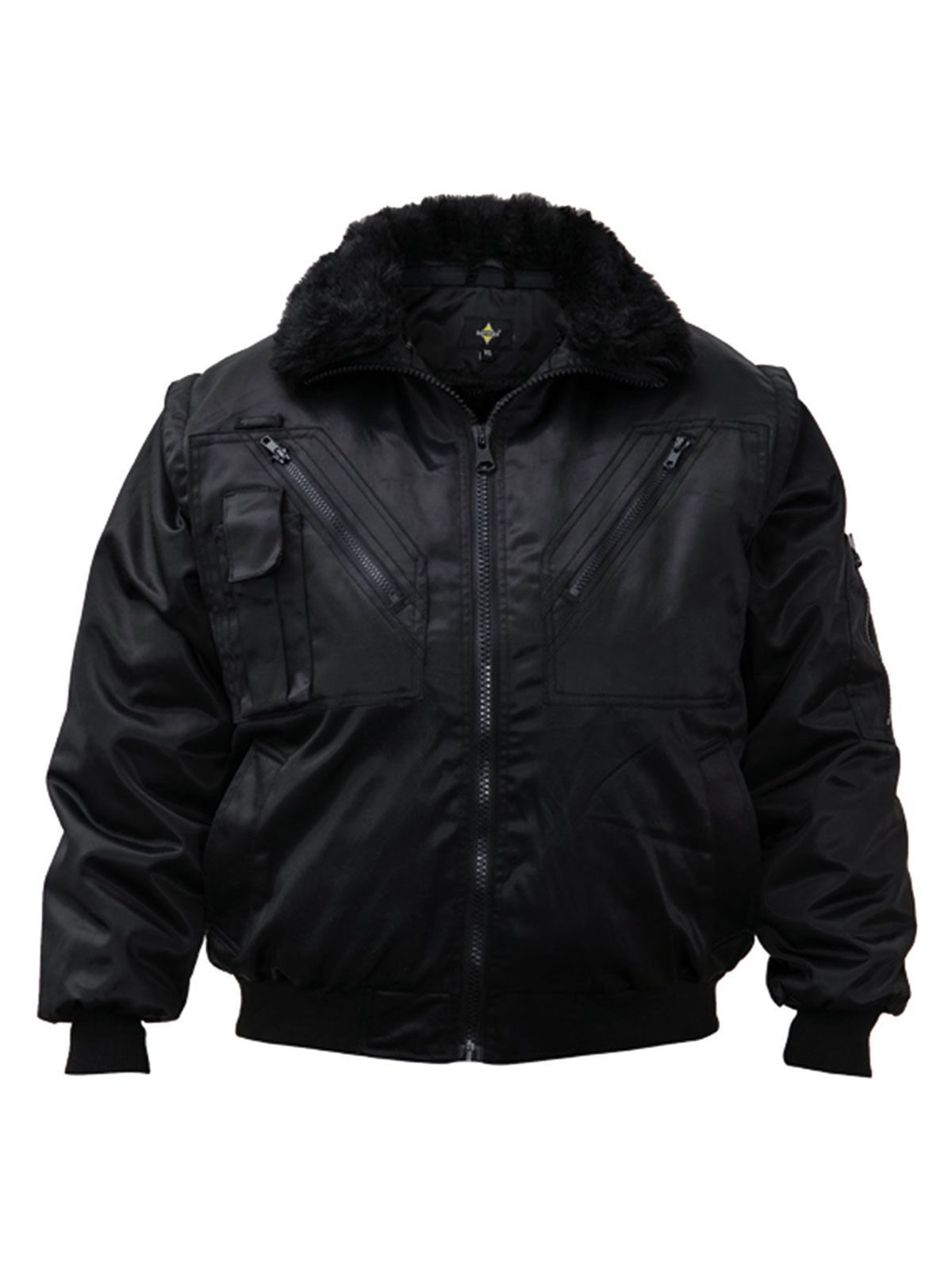 Hi-Vis Pilot Jacket 'Oslo' Korntex Black