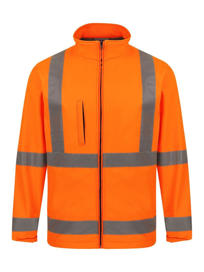 Hi-Viz Softshell Jacket Korntex Orange