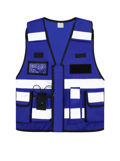 Tactical Safety Vest Korntex Royal Blue