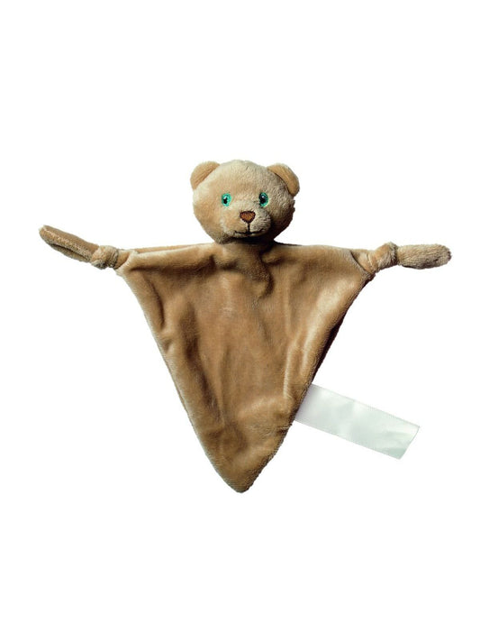 Cuddle blanket bear, triangular MBW Light Brown