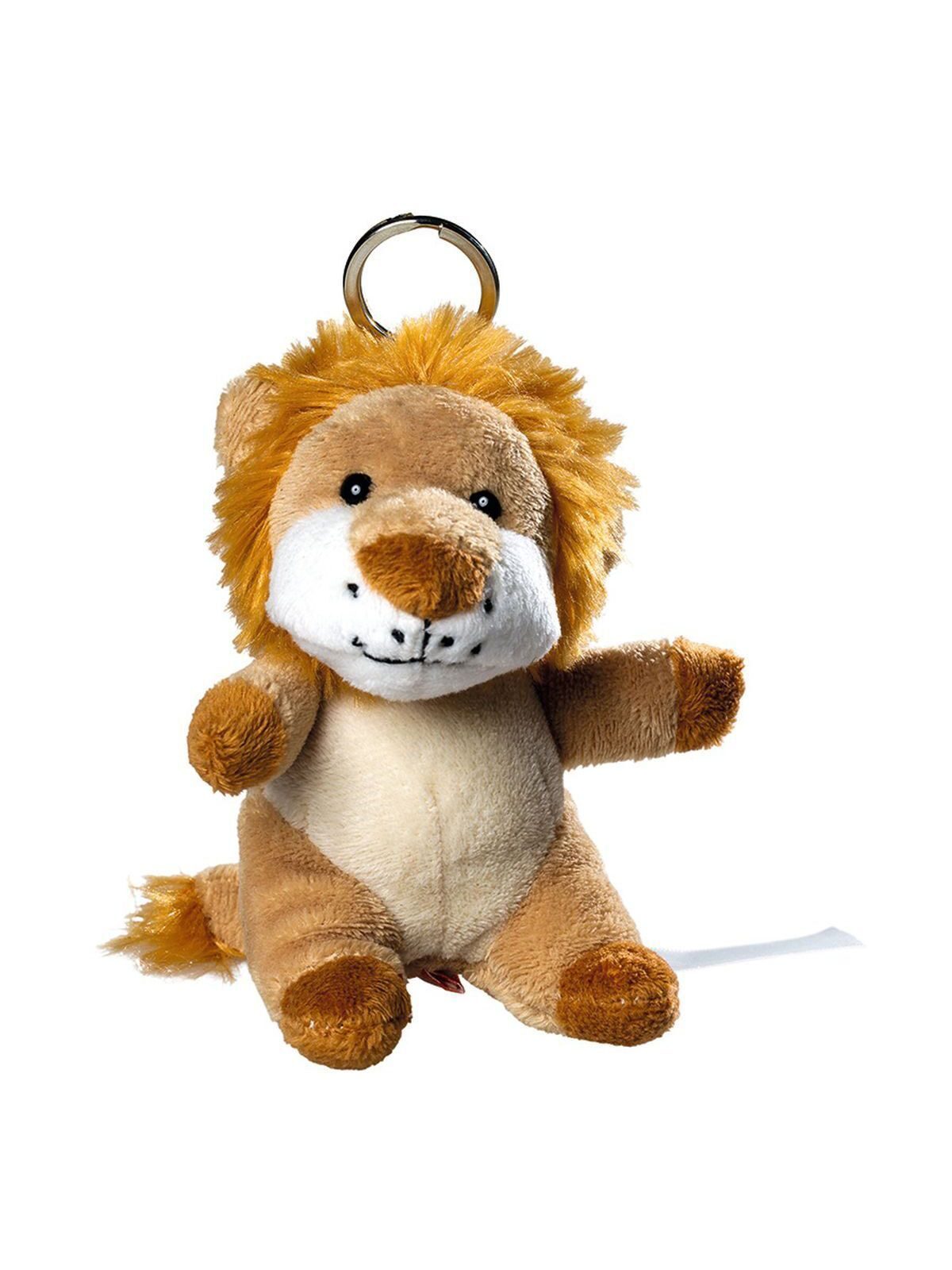 plush lion with keychain MBW Brown