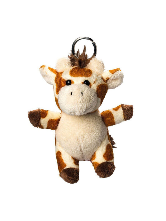 Plush giraffe with keychain MBW Yellow/Brown