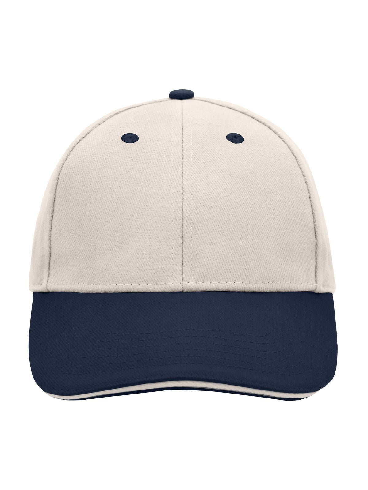 6 Panel Sandwich Cap Daiber Beige/Navy/Beige