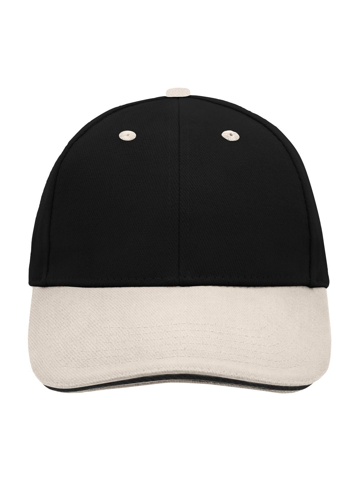 6 Panel Sandwich Cap Daiber Black/Beige/Black