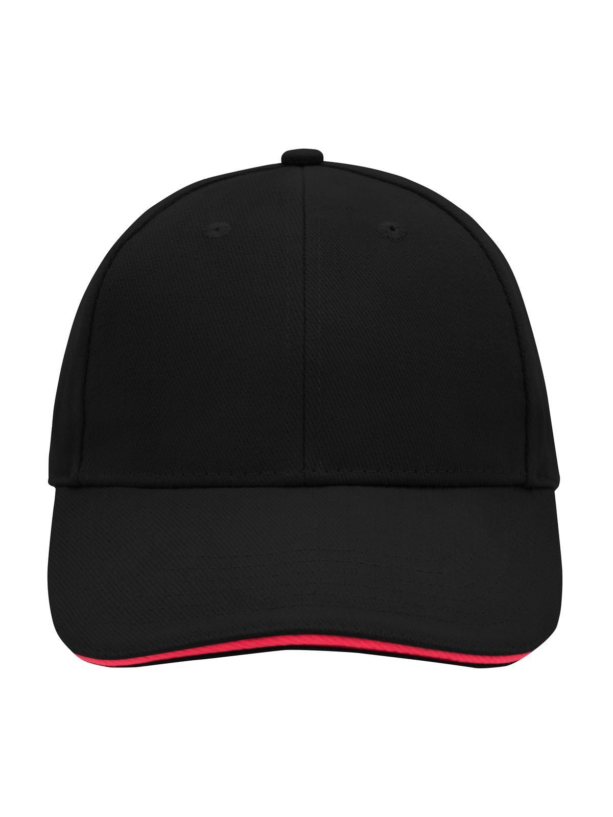 6 Panel Sandwich Cap Daiber Black/Red