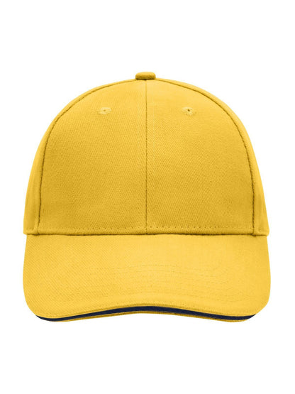 6 Panel Sandwich Cap Daiber Gold-Yellow/Navy