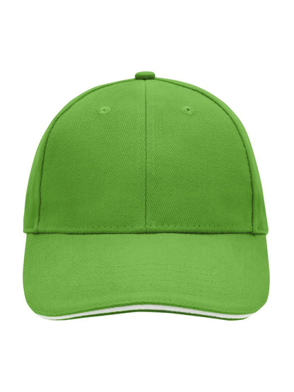 6 Panel Sandwich Cap Daiber Lime-Green/White