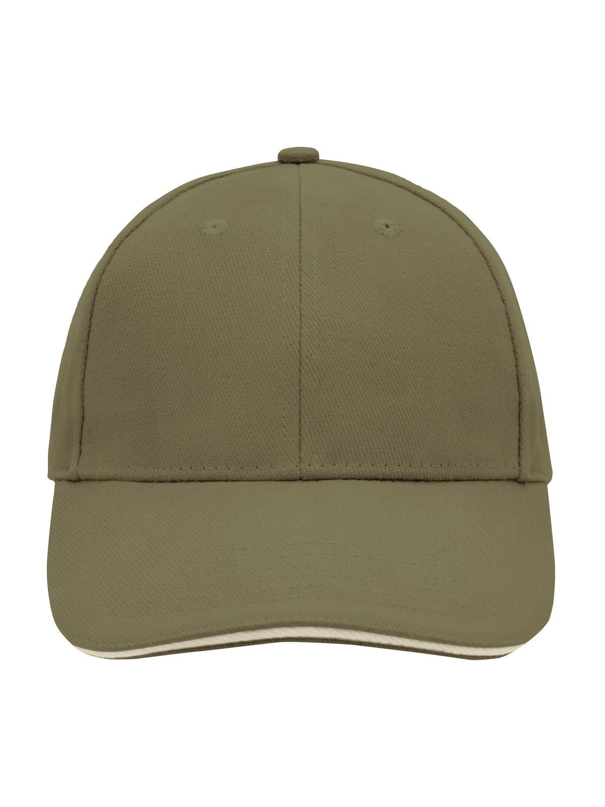 6 Panel Sandwich Cap Daiber Olive/Beige